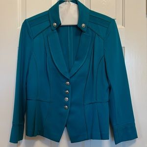 White House Black Market teal blazer